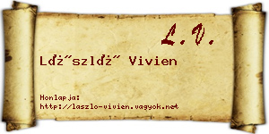 László Vivien névjegykártya